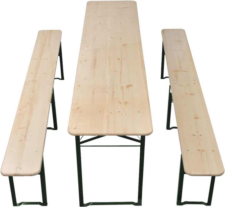 Produktbild vidaXL Tisch und Bank (220 x 46 x 75 cm)