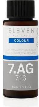 Eleven Haarfarbe 7ag - 713 Mittelblond Aschgold, 60 ml (7ag - 713 Medium Blonde Ash Gold)