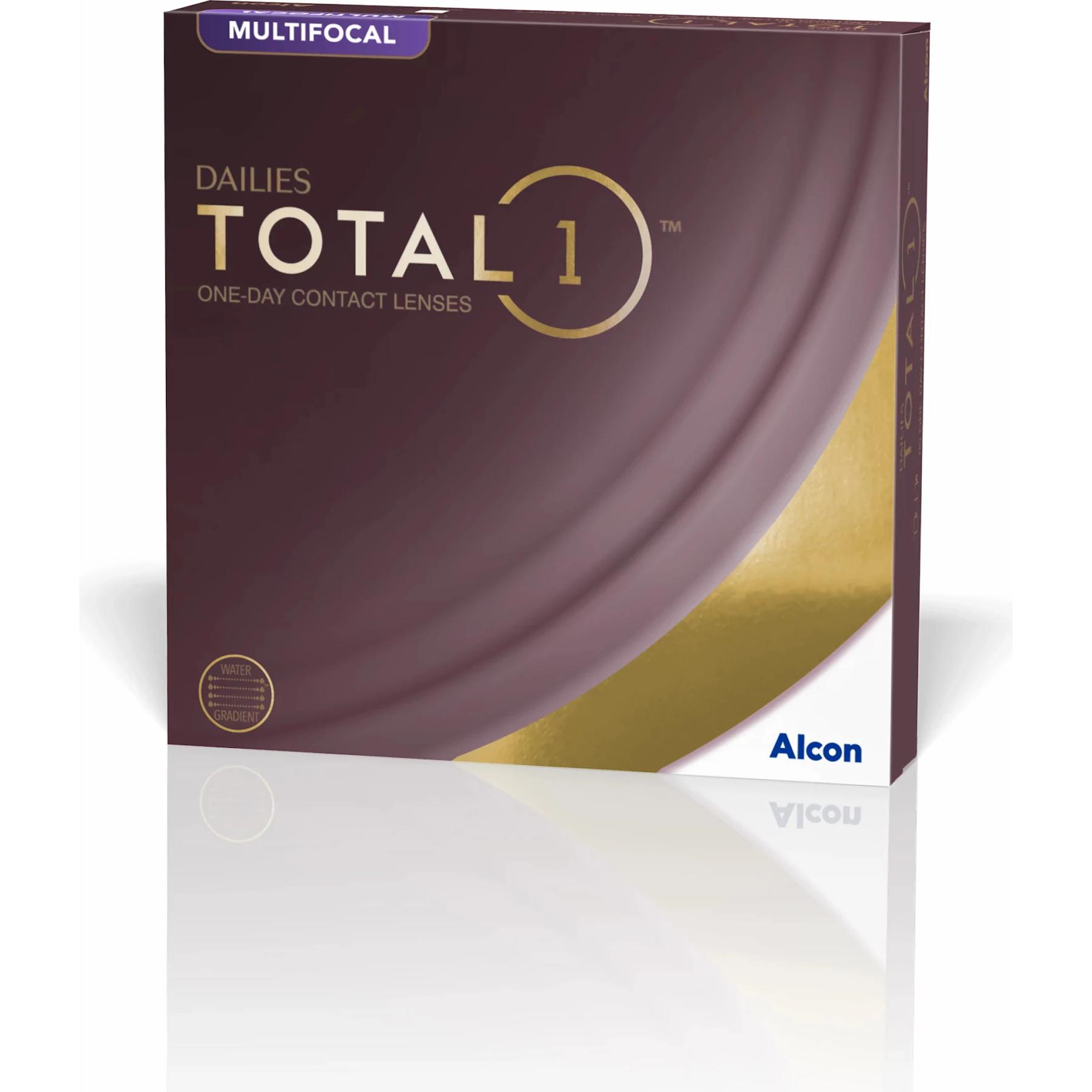 Dailies Total1, Kontaktlinsen, Multifocal (90 Stück, Tageslinse, Multifokal)
