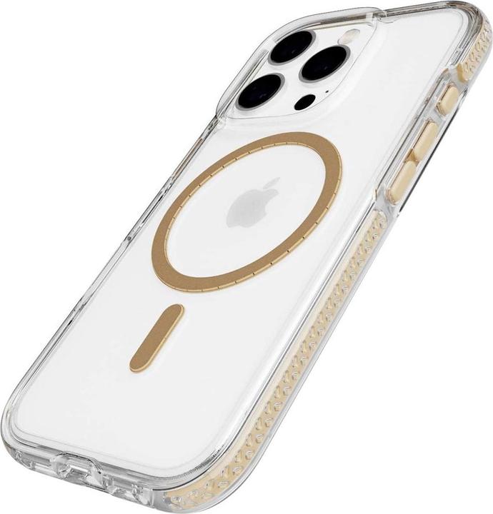 Actual product image Evo Tech21 - Crystal - Cover - iPhone 16 Pro - Crystal MagSafe - Gold (Apple iPhone 16 Pro)