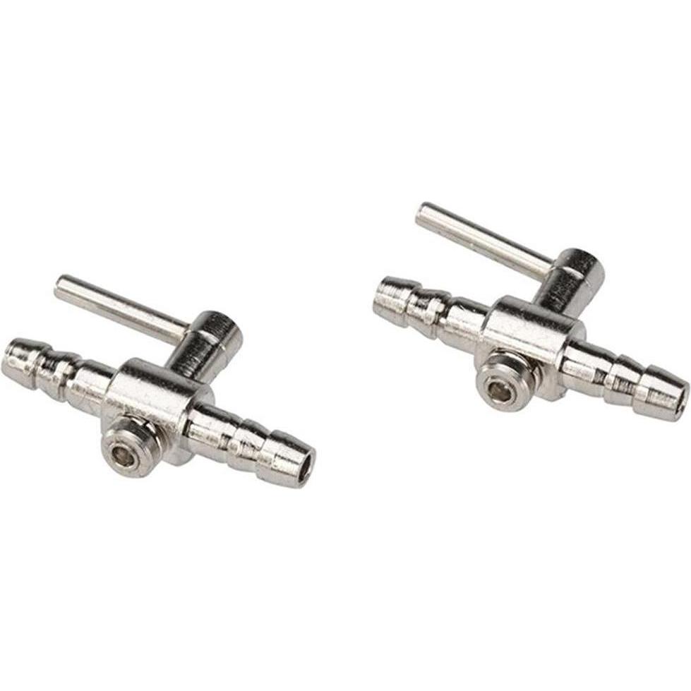 Meilleurs prix pour Accessoire pour aquarium robinet en metalique avec 2 voies pour tube Aqua Della (x2)