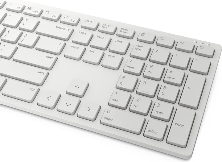 Produktbild Dell Pro Wireless Keyboard and Mouse KM5221W French AZERTY - White (FR, Kabellos)