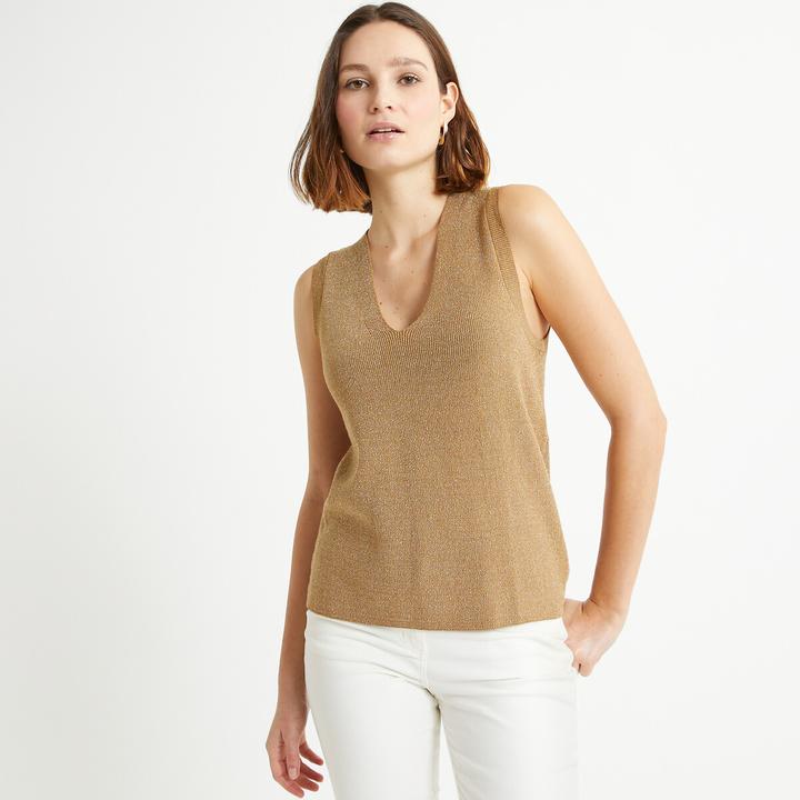 Actual product image Anne Weyburn Top with V-neck (36, 38)