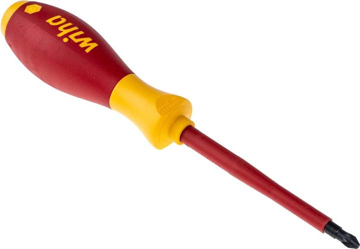 Actual product image Wiha VDE screwdriver set 6 pieces (Slotted screws, Pozidriv cross recess (PZ))