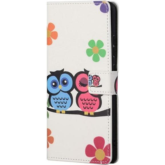 MU Style Leder Bookcover Image Series (Nokia 5.4), Smartphone Hülle, Mehrfarbig