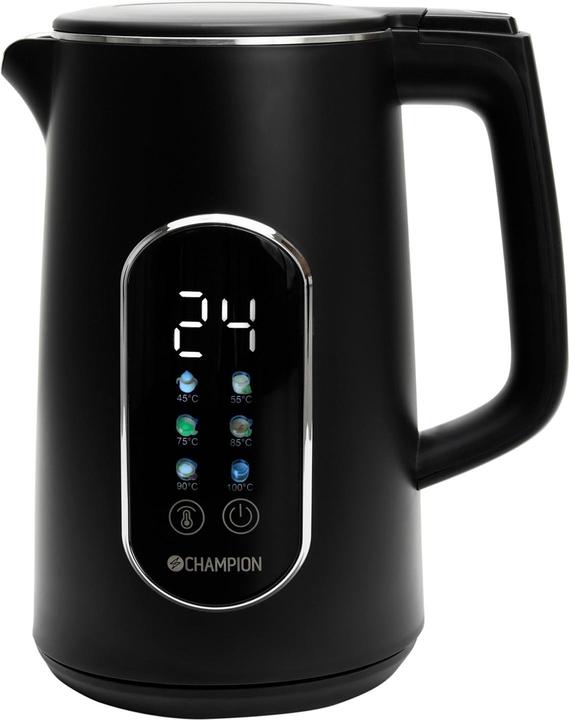 Produktbild Champion Wasserkocher Digital Temp Warmhalten 1.7L VK800 Mattschwarz (1.70 l)