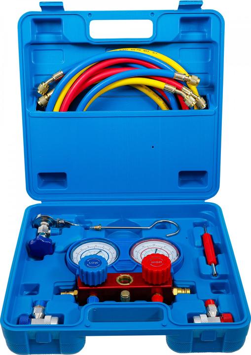 Actual product image BGS Pressure gauge fitting for air conditioning testing