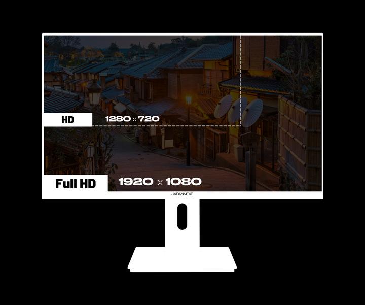Actual product image Japannext 60,5cm JN-I238FHD120F-HSP-W 16:9 HDMI weiss FHD (1920 x 1080 pixels, 23.80")