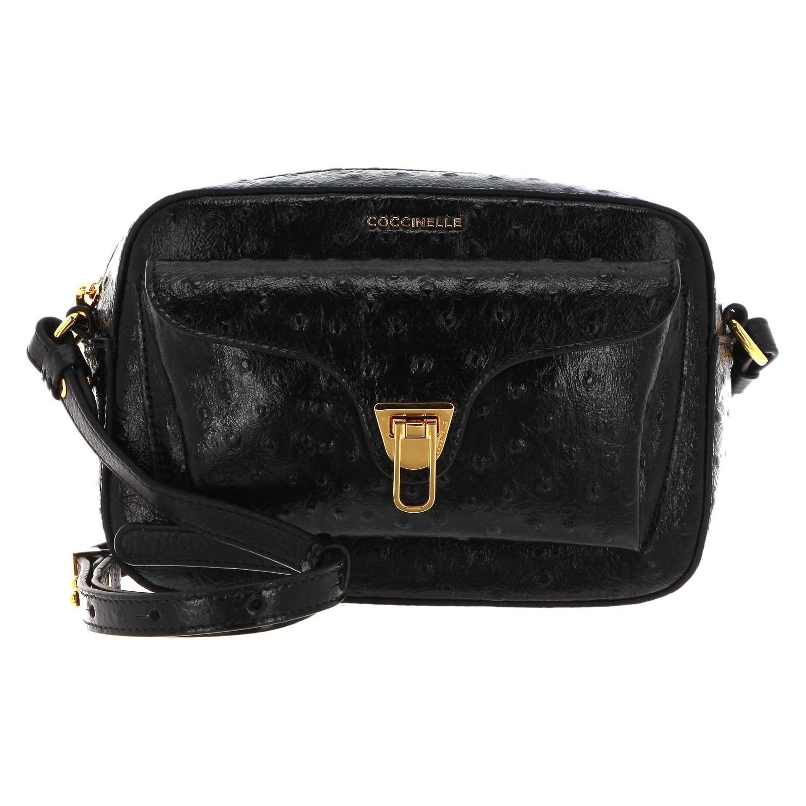 Coccinelle, Damen, Handtasche, Beat Shiny Ost Crossbody Bag, Schwarz