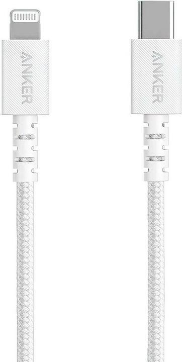 Image du produit Anker PowerLine Select+ Câble USB-C avec connecteur Lightning 182cm 6ft pour ligne hors tension Blanc (1.80 m)