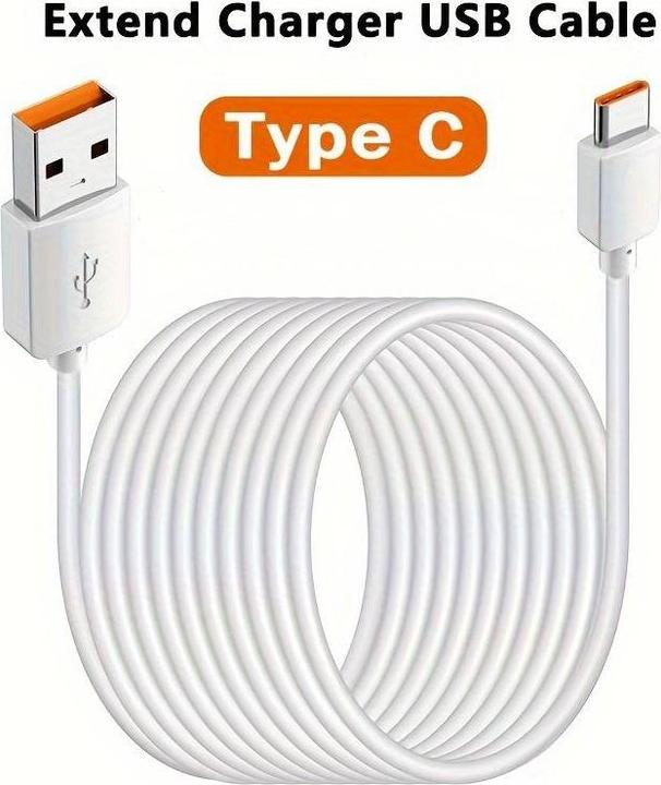 Produktbild PhoneLook Ultralanges USB-A auf USB-C Ladekabel 10 Meter (10 m, 66 W)