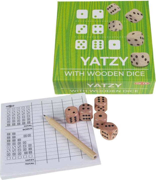 Actual product image Tactic Trendy Yatzy board game (Dutch, German, Finnish, Polish, Swedish, French, Latvian, Norwegian, Danish, Greek, Hungarian, Russian, Estonian, Spanish, English, Lithuanian, Italian)