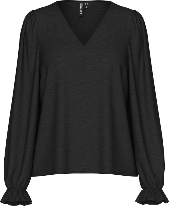 Pieces Pctiffany Ls V-Neck Top Noos Bc (S)