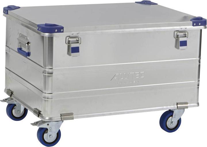 Image du produit Alutec Jeu de roulettes professionnelles pour caisses en aluminium (100 kg)