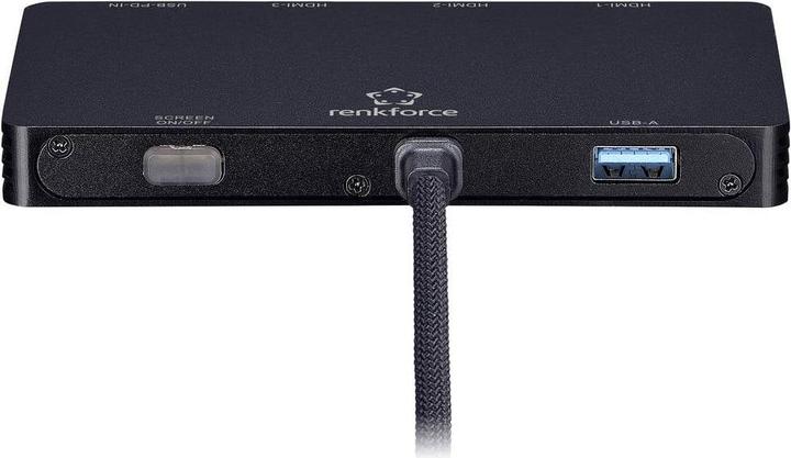 Immagine prodotto Renkforce USB-C® Dockingstation RF-USBHA-550 Passend für Marke Dockingstations: (USB-C, 5 porte)