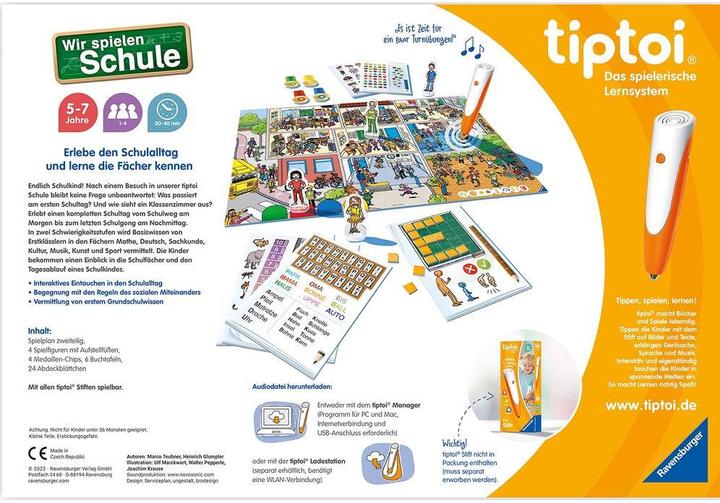 Actual product image tiptoi We play school '22 D (German, 5 - 7 years)