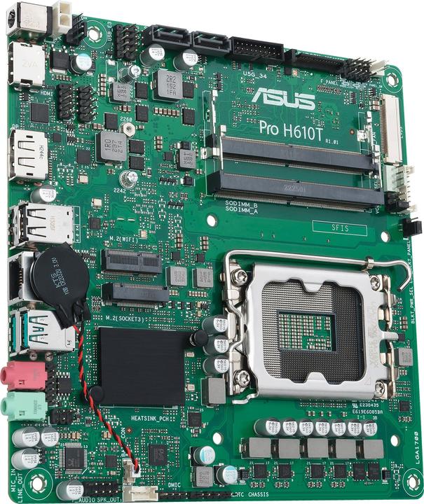 Immagine prodotto ASUS PRO H610T (LGA 1700, Intel H610, Mini-ITX)