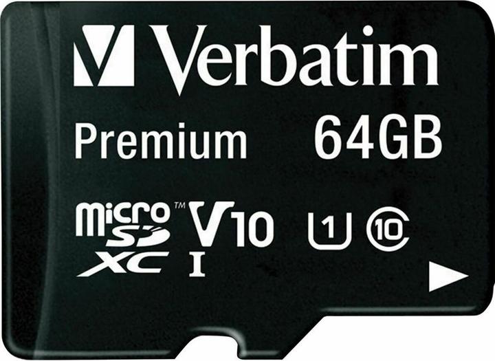 Immagine prodotto Verbatim Scheda Micro SDXC Classe 10 (64 GB, microSDXC, U1, UHS-I)