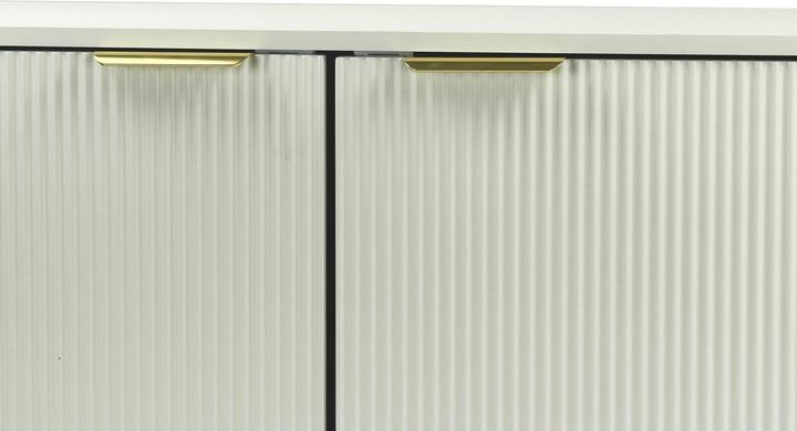 Actual product image FineBuy Lowboard FB114043 Spanplatte Weiss (150 x 39 x 51 cm)