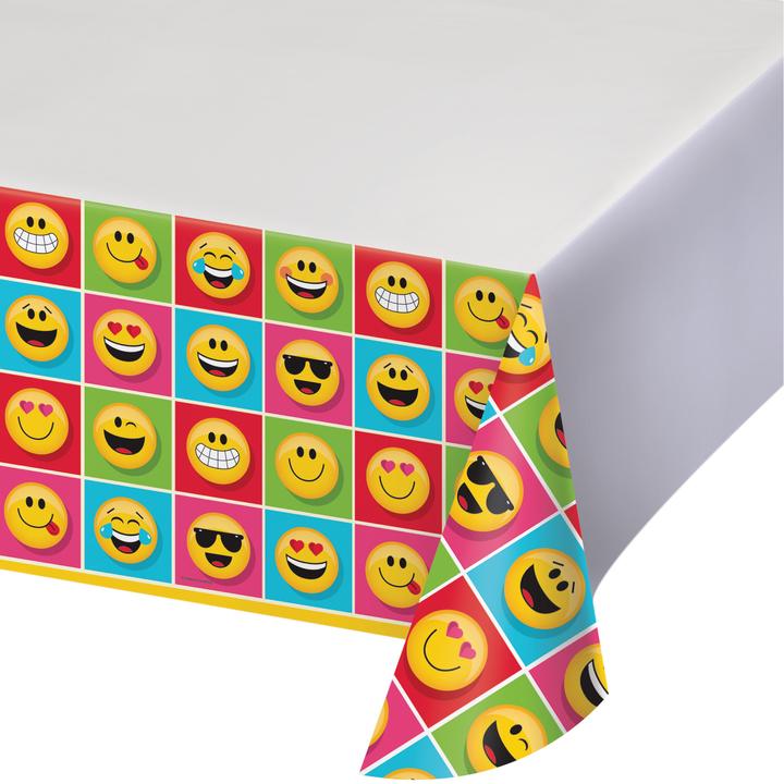 Produktbild Partystrolche Emoji Tischdecke (137 x 259 cm)