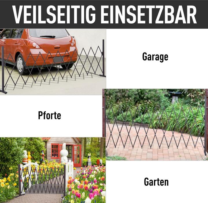 Image du produit Outsunny Zaun Aluminium, Eisen Dunkelbraun
