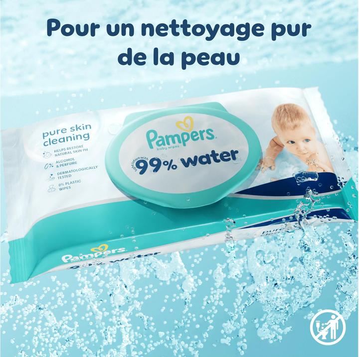 Actual product image Pampers 99% Water (1080 pcs.)