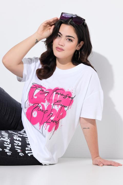 Image du produit Angel of Style T-Shirt, oversized, Graffitti-Schriftzug (50)