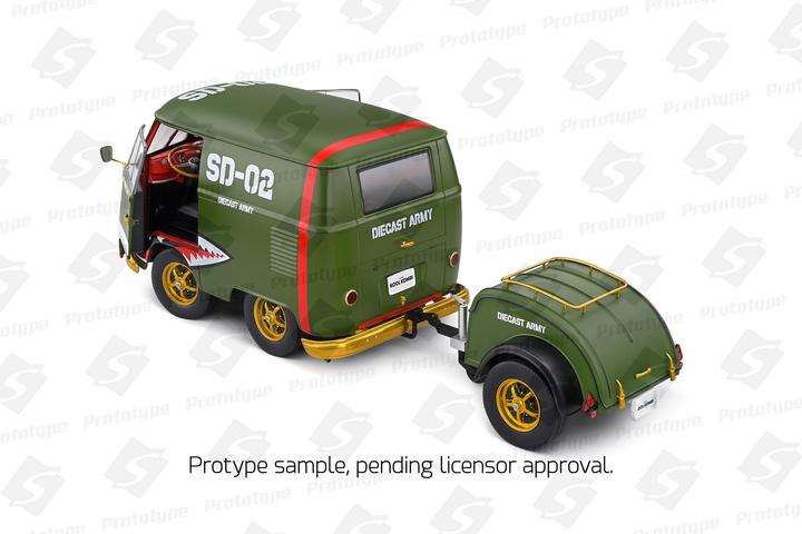 Produktbild Solido 1:18 Kool Kombi 1950 grau