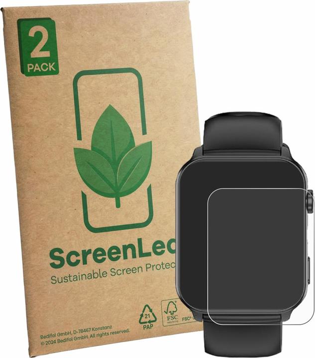 Produktbild ScreenLeaf Schutzfolie für Baolubao R30MAX 1.91" nachhaltiger Displayschutz Display Schutz Folie Klar