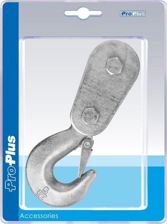 ProPlus Pulley with hook for electric winch in blister pack