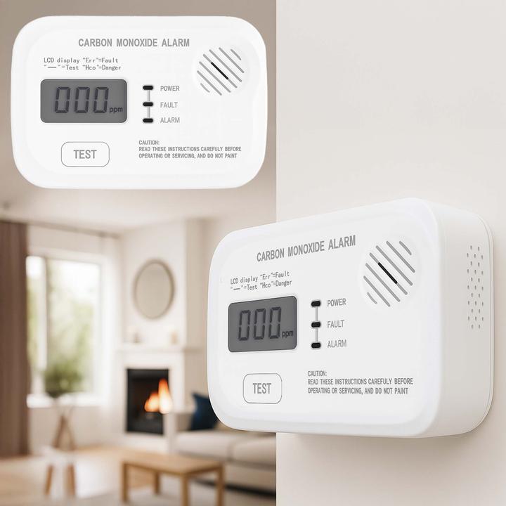 Produktbild Wiltec 2x CO Melder Display Kohlenmonoxid Gasmelder Gaswarnanlage Warnmelder