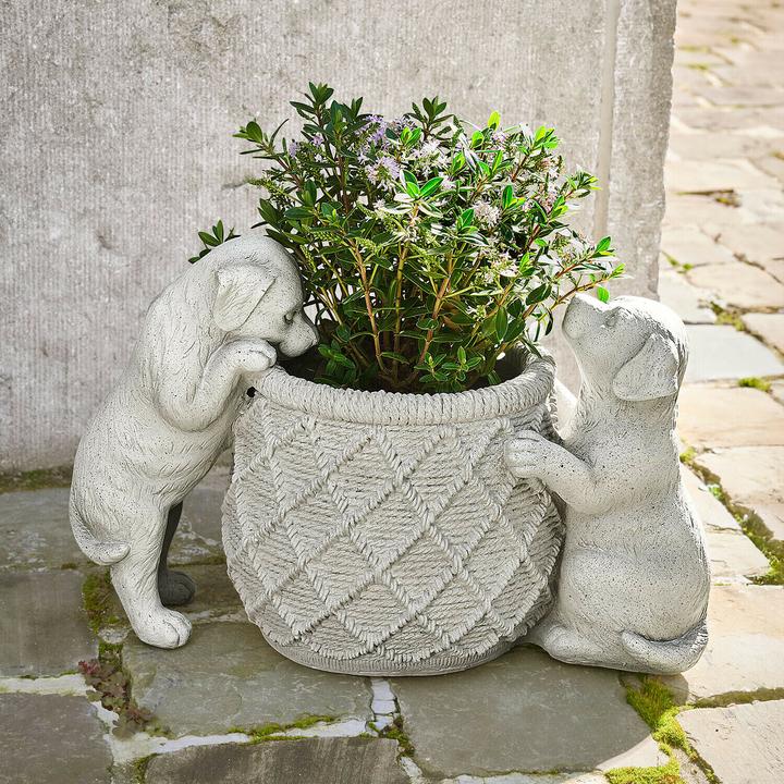 Produktbild Loberon Übertopf Marnja beige (21 x 44.50 x 29 cm)
