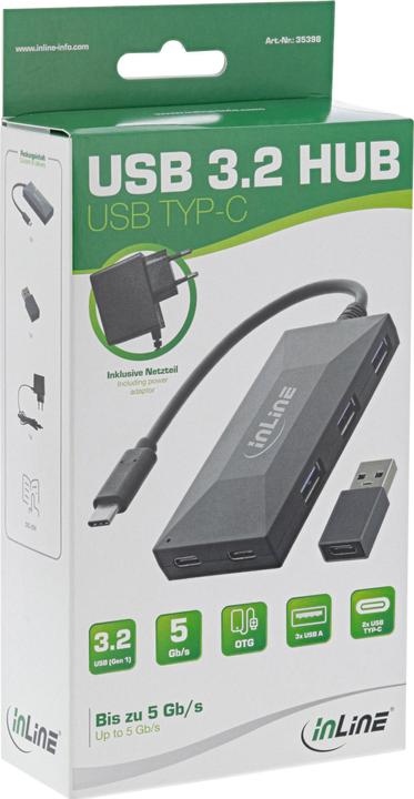 Produktbild InLine Otg (USB-C, 5 Ports)