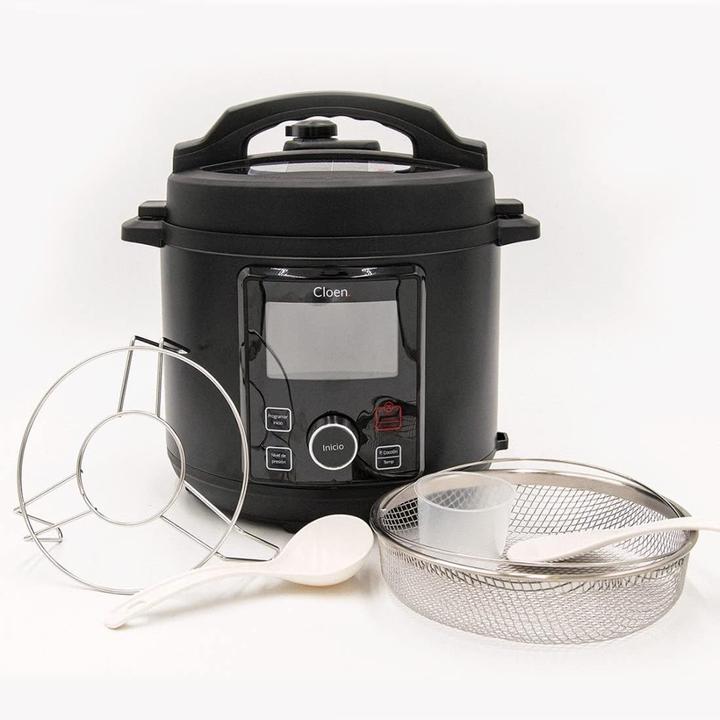 Produktbild Cloen 2-in-1 Küchenmaschine, programmierbarer Kochtopf und Heissluftfritteuse ohne Öl, 9 Geräte in 1