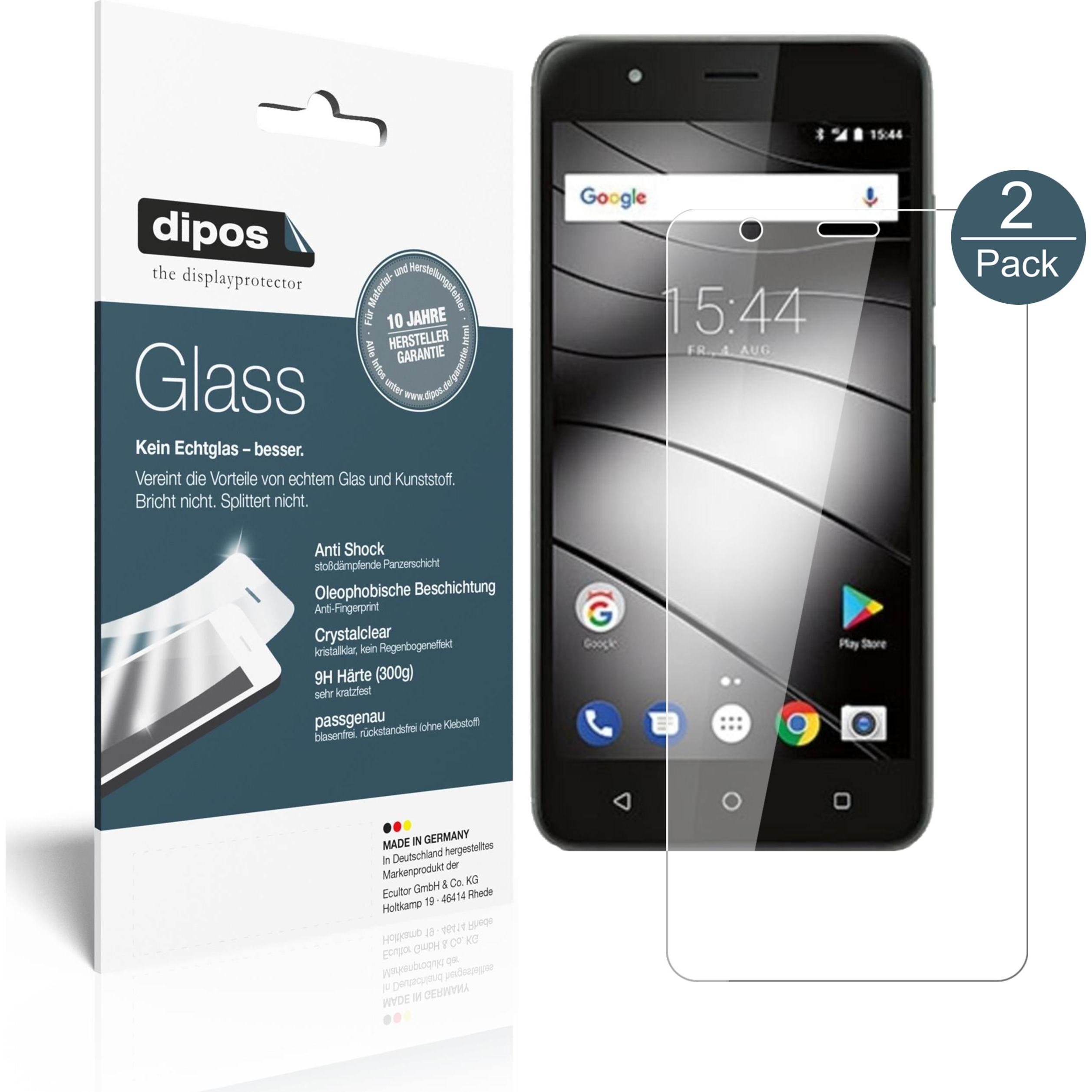 Dipos Displayschutz Anti-Shock (1 Stück, Gigaset GS270), Smartphone Schutzfolie, Transparent