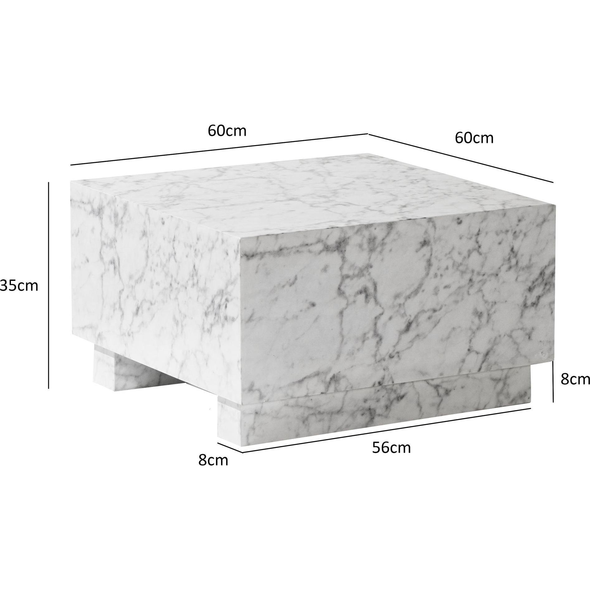 Thumbnail - Wohnling, Couchtisch + Beistelltisch, Monobloc (60 x 60 x 35 cm)