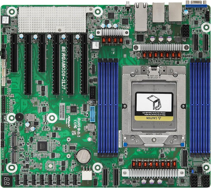Produktbild AsRock Mainboard BERGAMOD8-2L2T CEB Sockel SP5 Single (SP5, AMD SoC, SSI CEB)