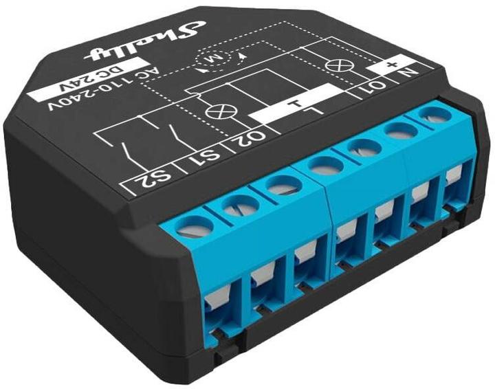 Actual product image Shelly Plus 2PM (Switch actuator)