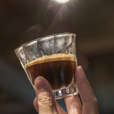 Productafbeelding Sellmer 120ml gedraaid Cortado glas (helder), Urban Glass (120 ml, 1 x)