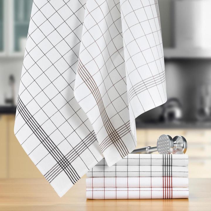 Winkler checked tea towel metis (75 x 50 cm)