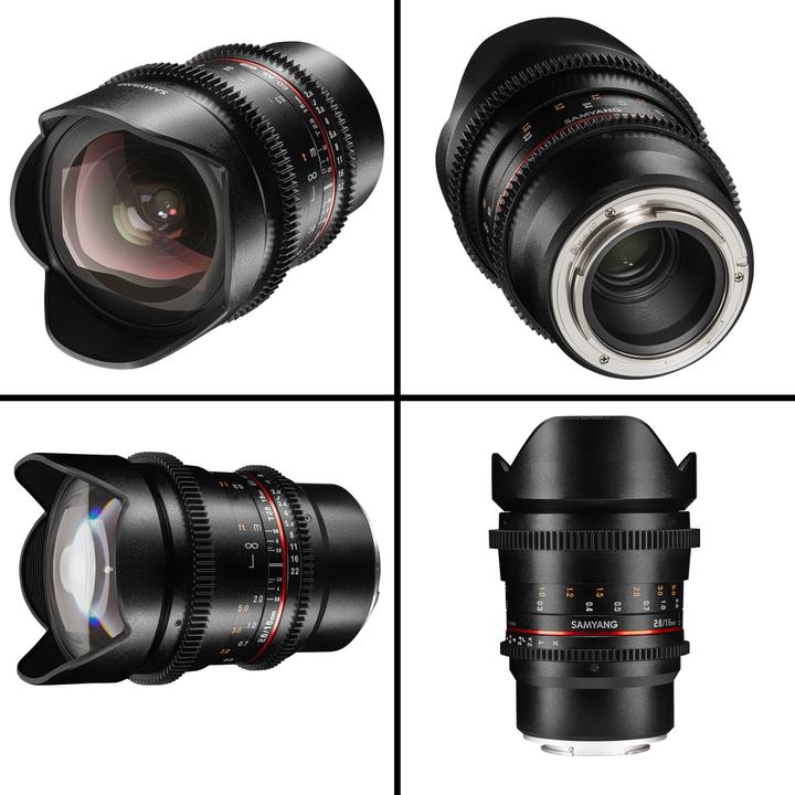 Actual product image Samyang 16mm T2.6 VDSLR Fuji X (Fujifilm X, full size)