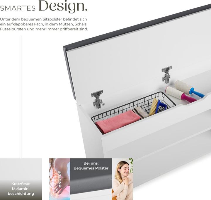 Actual product image tectake Madeline (104 x 30 x 49 cm)