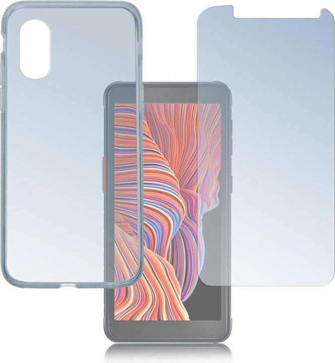 Actual product image 4smarts 360° Protection Set Galaxy Xcover 5 transparent (5 Piece, Samsung Galaxy Xcover 5)