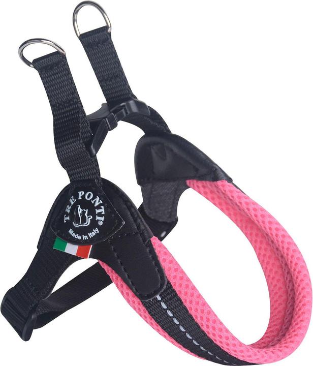 Produktbild Tre Ponti Easy Fit Mesh Neon verstellbar pink 4 (XXL, Hund, Allgemein)