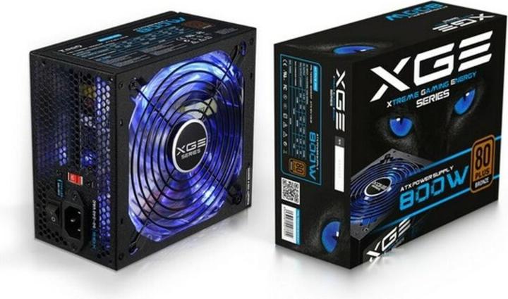 Produktbild Tooq Technology TQXGEII-800SAP Netzteil 800 W 20+4 pin ATX ATX Schwarz (800 W)