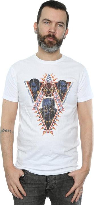 Immagine prodotto Maglietta con teste tribali della Pantera Nera (XL)