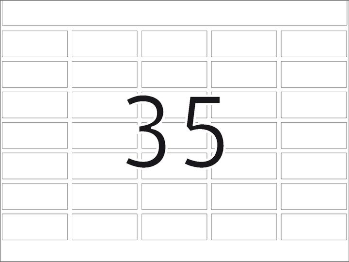 Actual product image HERMA Adhesive labels for printing machines