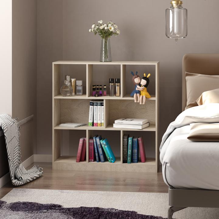 Immagine prodotto Homcom Standregal Spanplatte, MDF Eiche (97.50 x 30 x 100 cm)