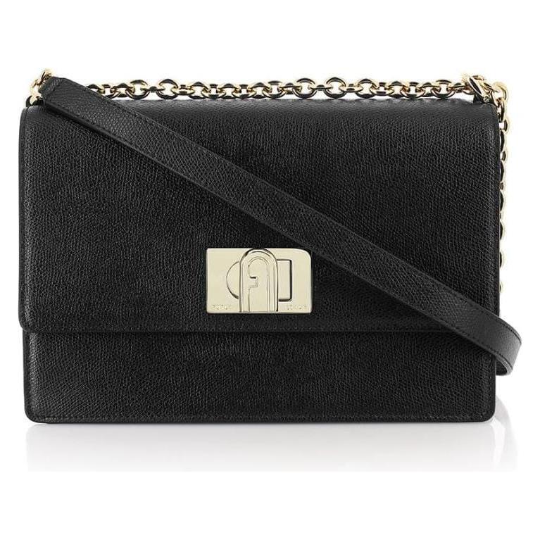 Furla, Damen, Handtasche, Umhängetasche "1927", Schwarz