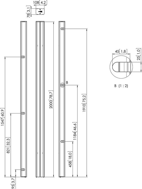 Produktbild Vogels PUC 2720 Standprofil